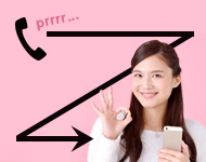 サロンからの確認電話